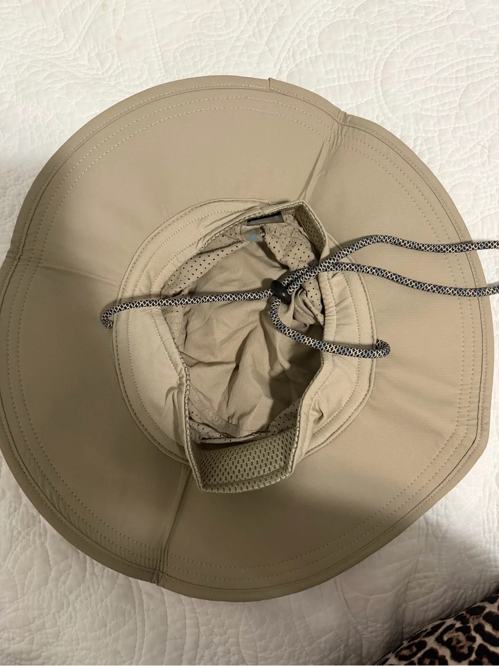 MISSON Unisex Wide Brim Sun Hat in Tan